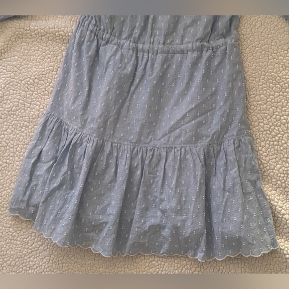 Joie Adel Cornflower Blue Swiss Dot Shirt Dress Small - Picture 11 of 16